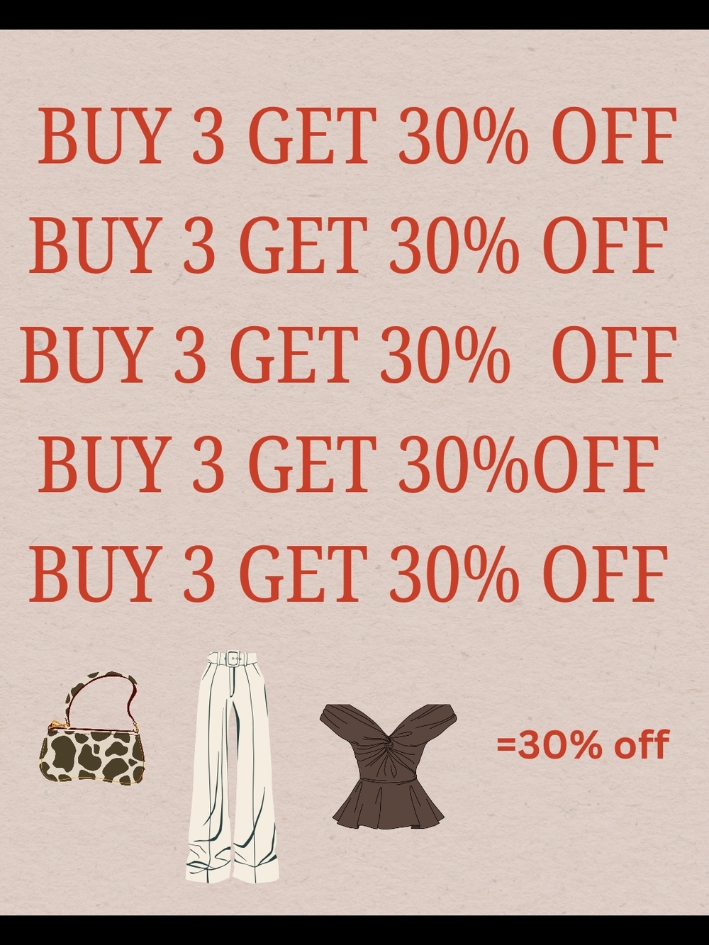 Poshmark Members Buy 3 Get 30%off